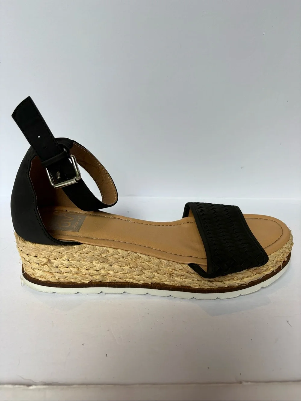 Dolce Vita Women’s Black Woven Espadrille Platform Sandals Size 10